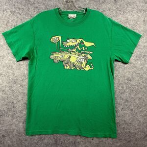 Titmouse Animation Crew T-Shirt Men's M Motorcity Rat Fink Green Graphic Tee